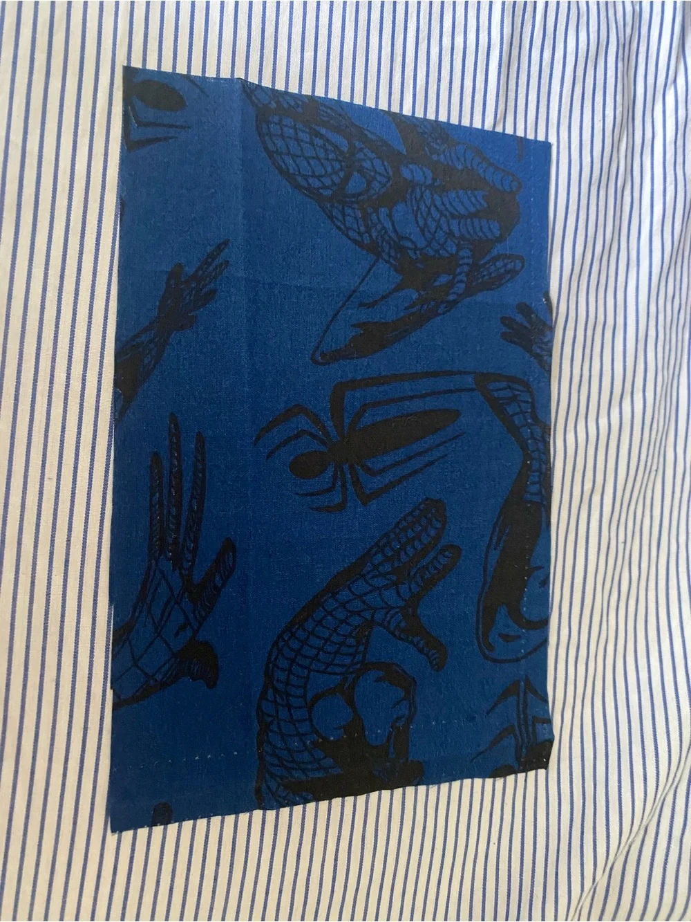 Spider-Man Blue Patterned Bow Tie - Men's Accessory